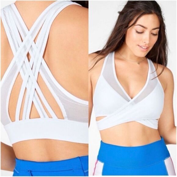 FABLETICS FAYE MEDIUM IMPACT SPORTS BRA II White XXL - Picture 9 of 9